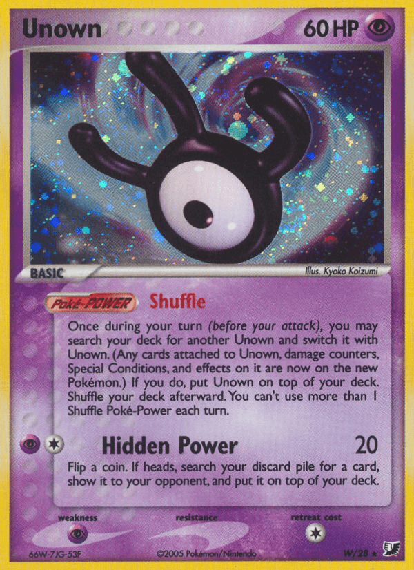 Unown EX10-W