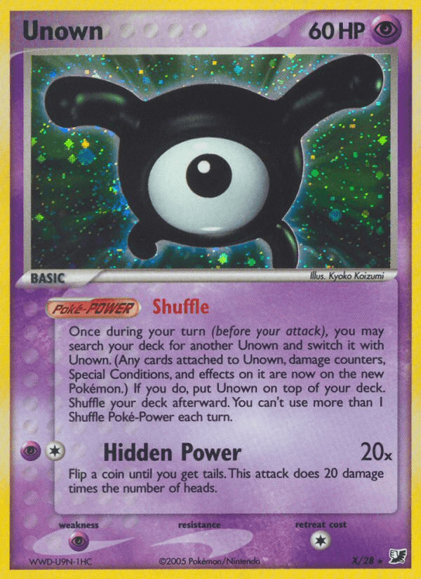 Unown EX10-X