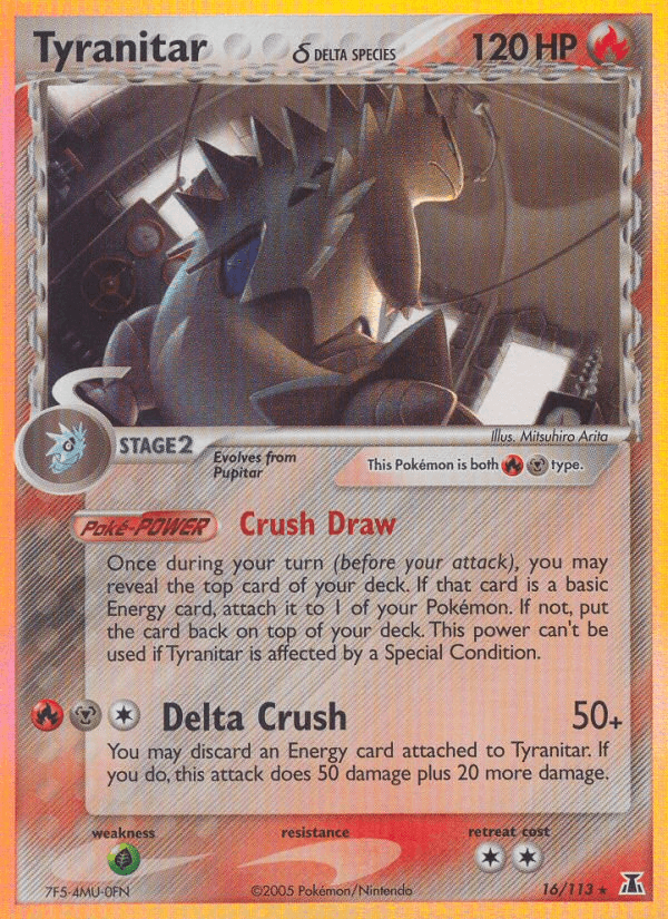 Tyranitar δ EX11-16