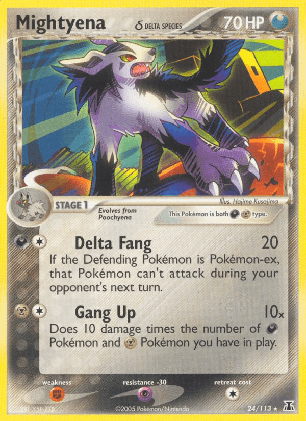 Mightyena δ EX11-24