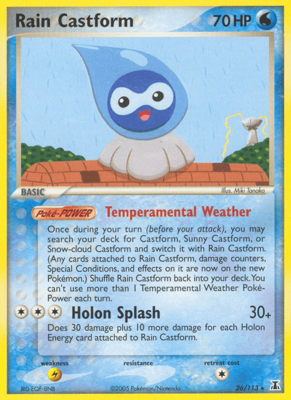 Rain Castform EX11-26