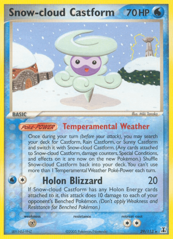 Snow-cloud Castform EX11-29