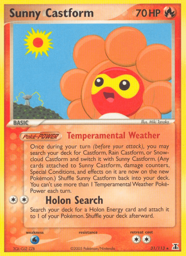 Sunny Castform EX11-31