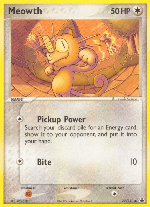 Meowth EX11-77
