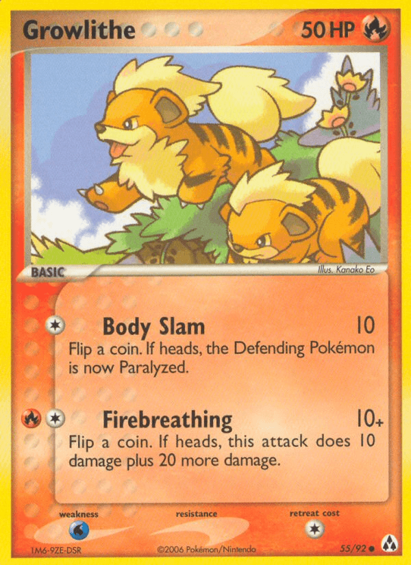 Growlithe EX12-55