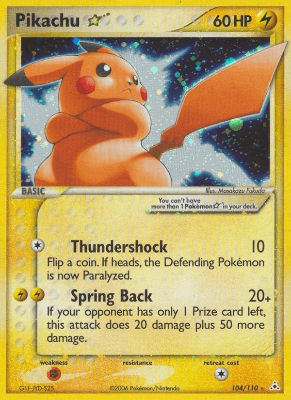 Pikachu ★ EX13-104