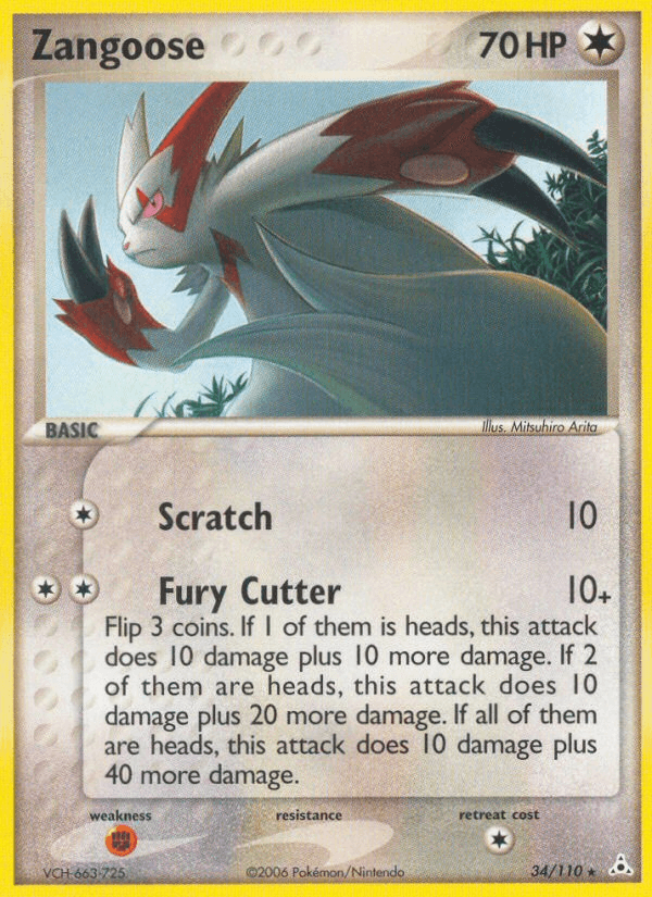 Zangoose EX13-34