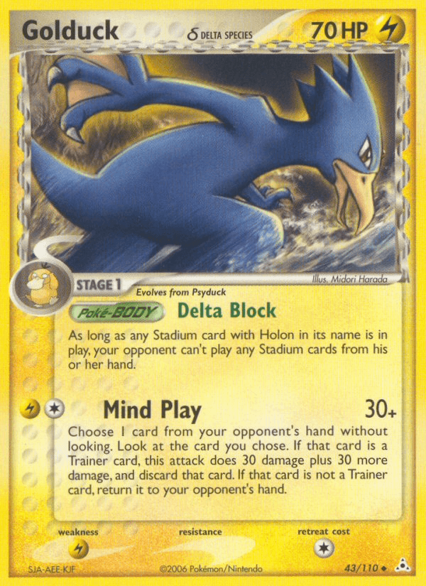 Golduck δ EX13-43