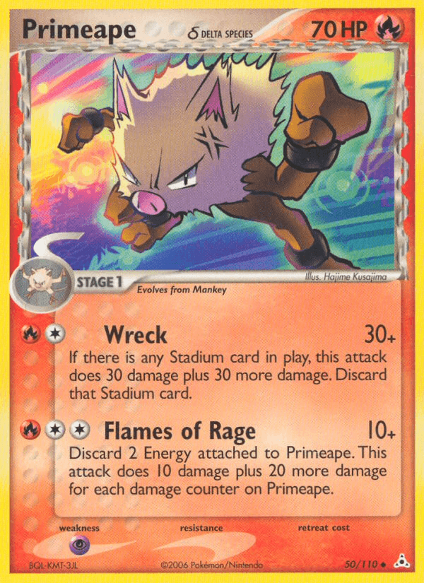 Primeape δ EX13-50