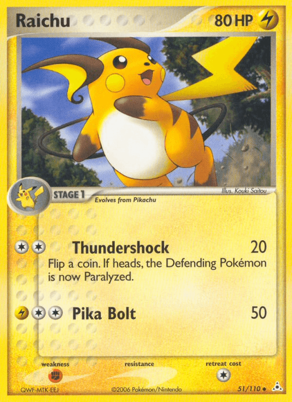Raichu EX13-51