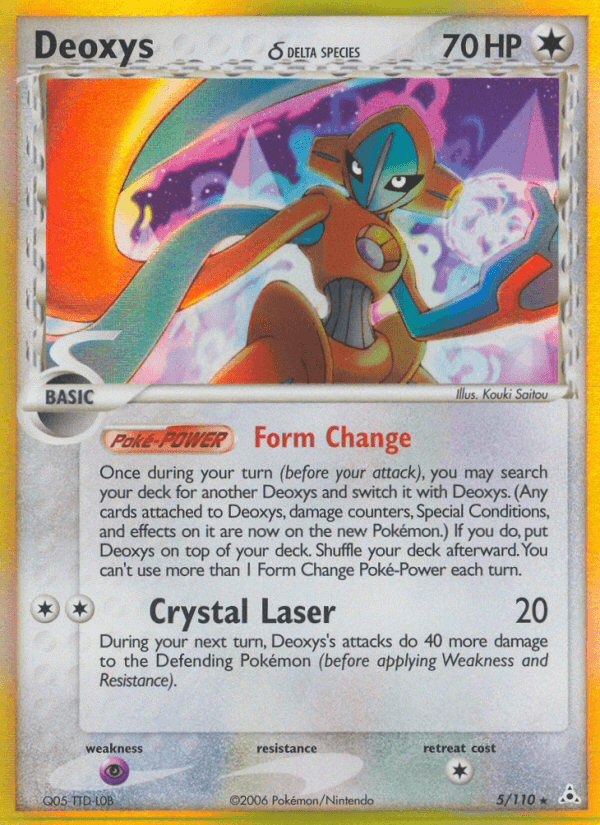 Deoxys δ EX13-5