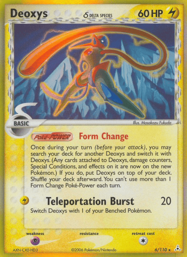 Deoxys δ EX13-6