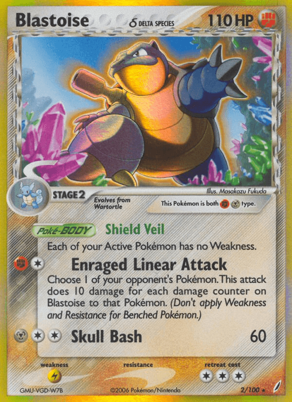 Blastoise δ EX14-2