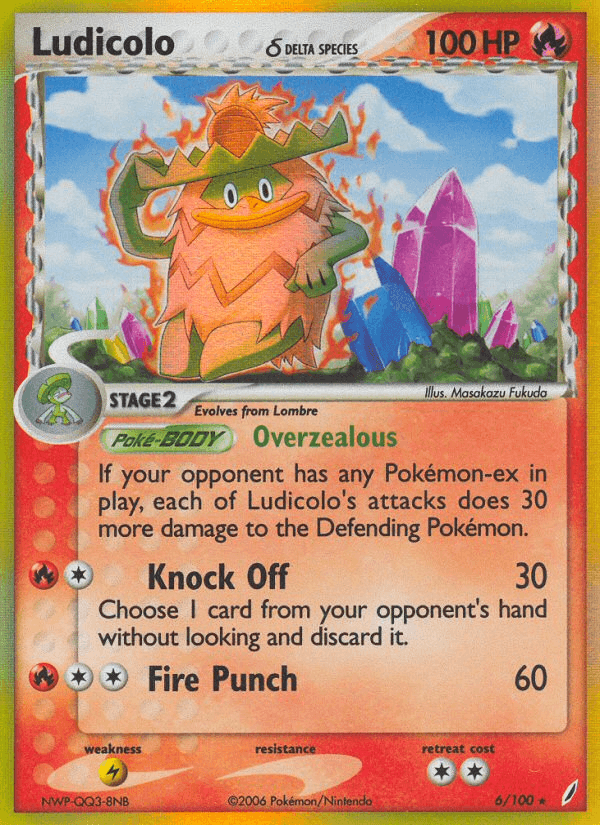 Ludicolo δ EX14-6