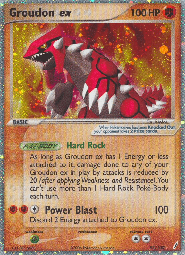 Groudon ex EX14-93
