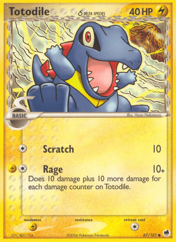 Totodile δ EX15-67