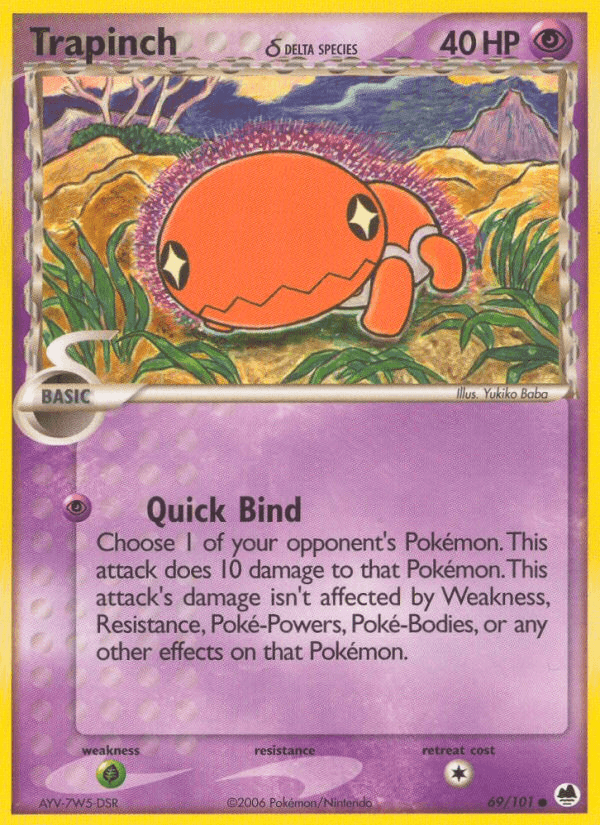 Trapinch δ EX15-69