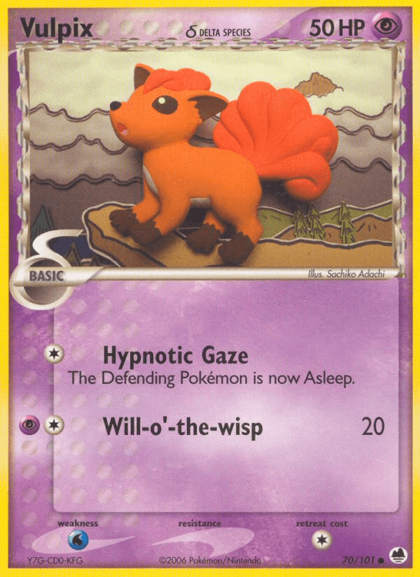 Vulpix δ EX15-70