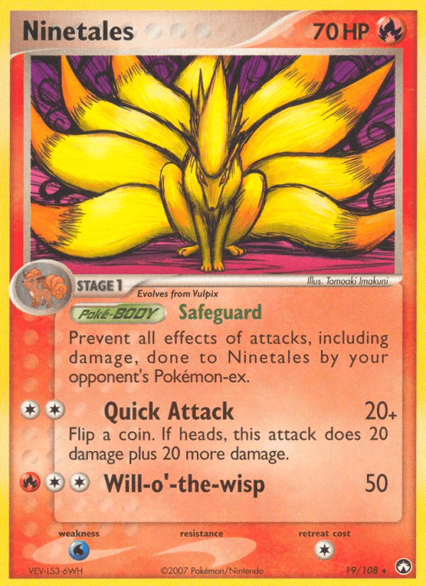 Ninetales EX16-19