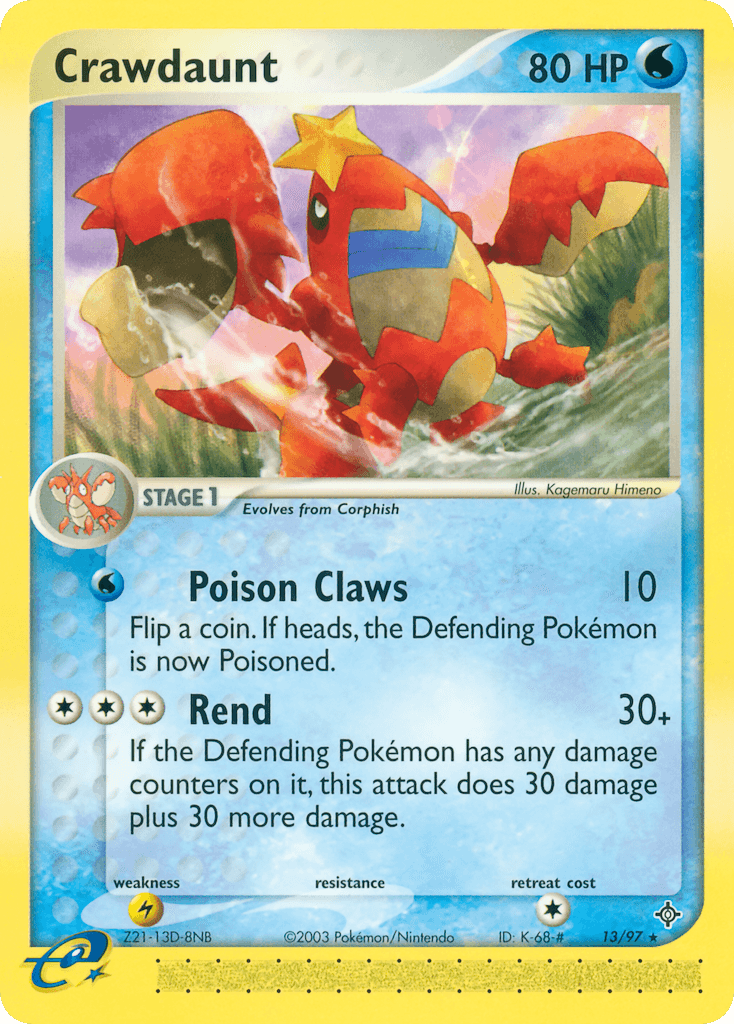Crawdaunt EX3-13