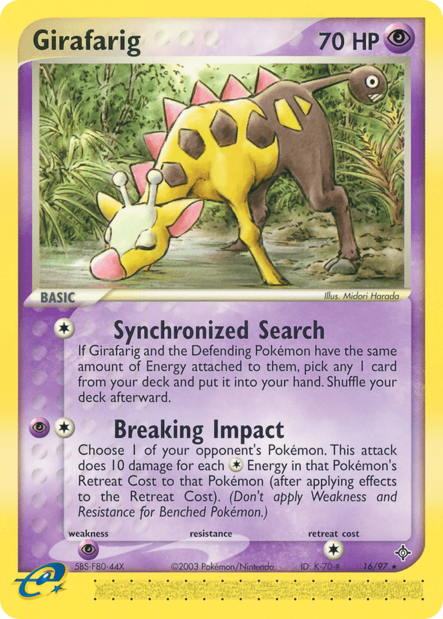 Girafarig EX3-16