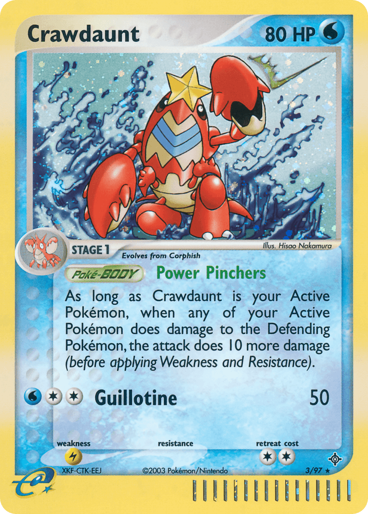 Crawdaunt EX3-3