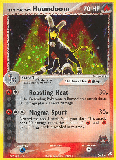 Team Magma's Houndoom EX4-10