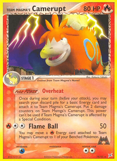 Team Magma's Camerupt EX4-19