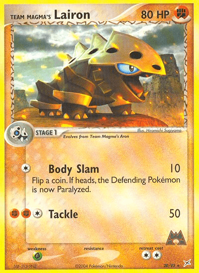 Team Magma's Lairon EX4-20