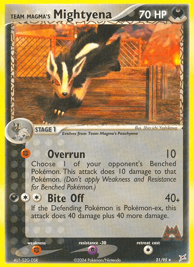 Team Magma's Mightyena EX4-21