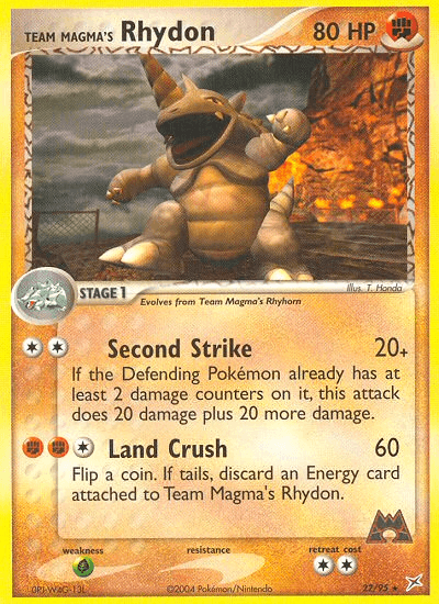 Team Magma's Rhydon EX4-22