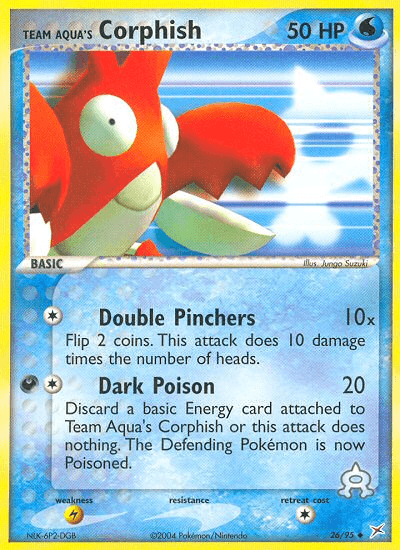 Team Aqua's Corphish EX4-26