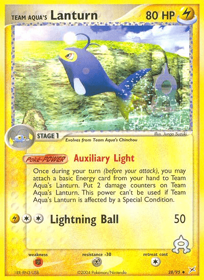 Team Aqua's Lanturn EX4-28