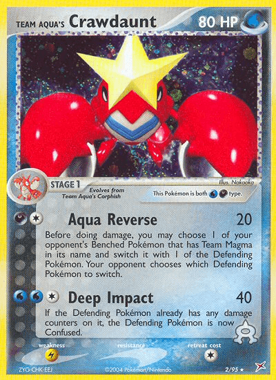 Team Aqua's Crawdaunt EX4-2