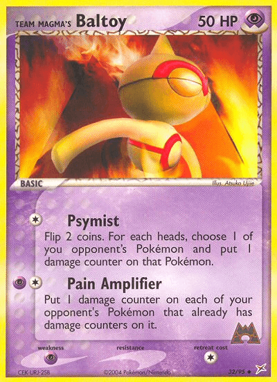 Team Magma's Baltoy EX4-32