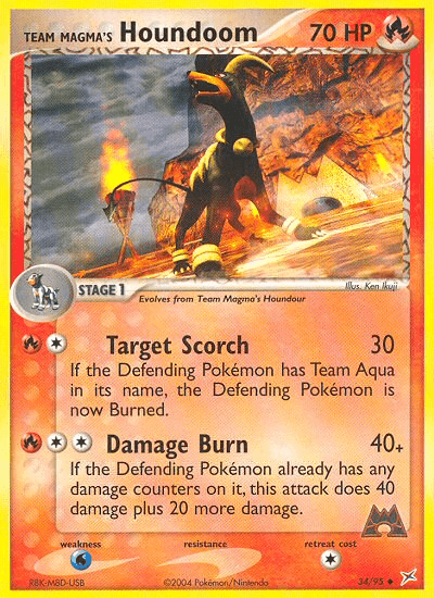Team Magma's Houndoom EX4-34