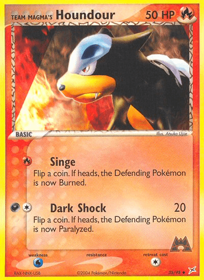 Team Magma's Houndour EX4-35