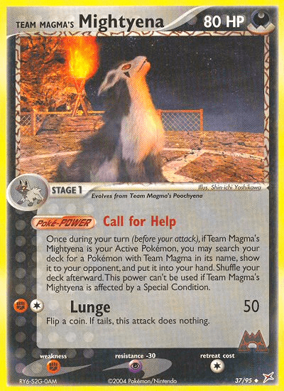 Team Magma's Mightyena EX4-37