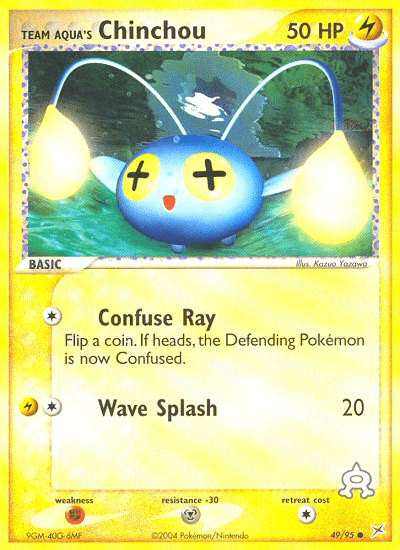 Team Aqua's Chinchou EX4-49
