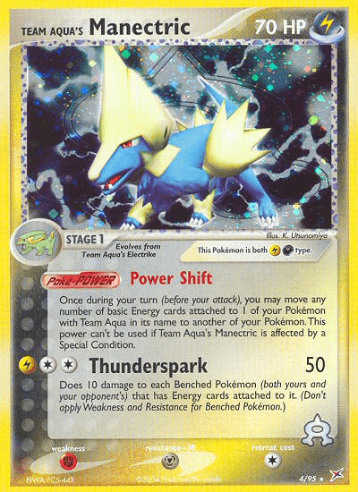 Team Aqua's Manectric EX4-4