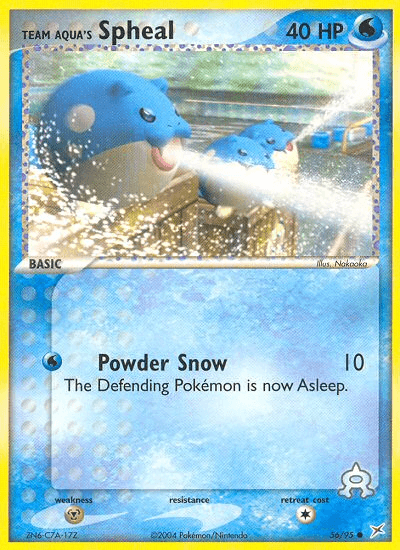 Team Aqua's Spheal EX4-56