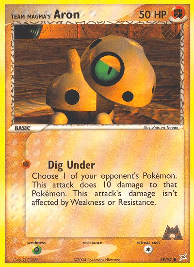 Team Magma's Aron EX4-59