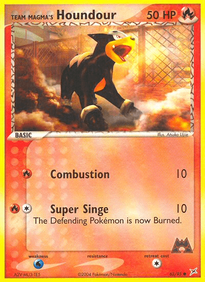 Team Magma's Houndour EX4-62