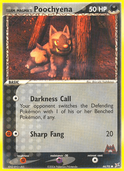 Team Magma's Poochyena EX4-66