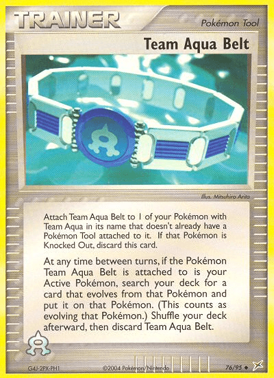 Team Aqua Belt EX4-76