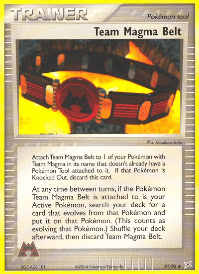 Team Magma Belt EX4-81