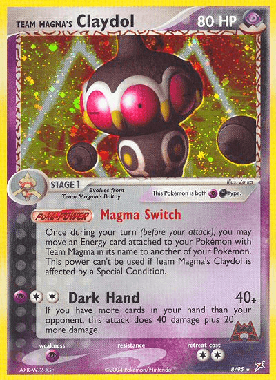 Team Magma's Claydol EX4-8