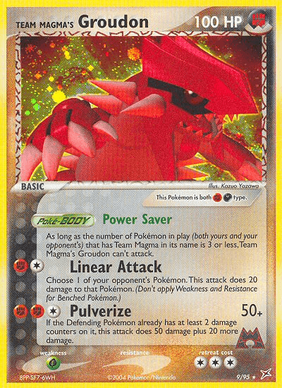Team Magma's Groudon EX4-9