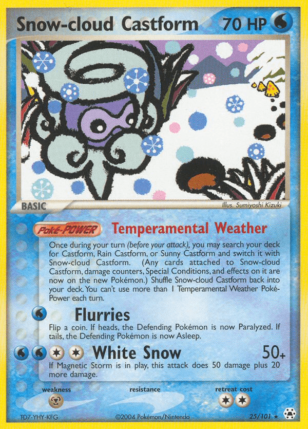 Snow-cloud Castform EX5-25