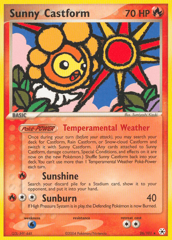 Sunny Castform EX5-26